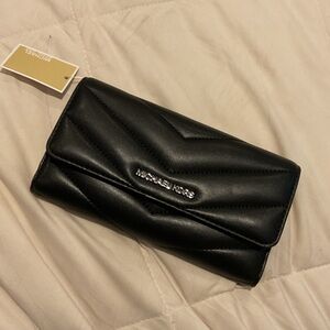 Michael Kors Quilted Black Wallet